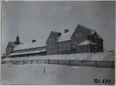 Stationshuset i Haparanda vintern 1921.