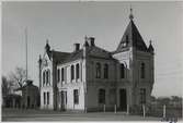 Stationshuset i Harplinge mars 1939.