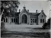 Stationshuset i Hudiksvall, Gatusidan. Byggår 1888.