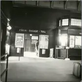 Helsingborg F (färjestation). Interiör från stationshuset.