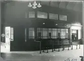 Helsingborg F (färjestation). Interiör från stationshuset.