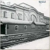 Gångtunnel på plattformen i Kristianstad.