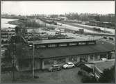 Bangård och kringliggande område vid Luleå station. Bild tagen i samband med förberedelserna av byggandet av en ny godsterminal.