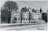 Det nybyggda överliggningshuset vid Nässjö station.