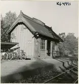 Stockby hållplatskur.