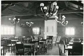 Interiör från restaurangen Kaffestugan, Storlien.