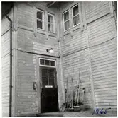 Byggnadsdetaljer på stationshuset i Stöde.