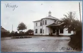 Veinge station från gatusidan.