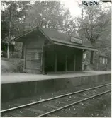 Vikingavägens stationsbyggnad.