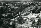 Vy över Växjö station.
