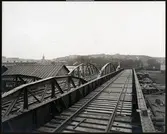 Viadukt vid Olskroken på linjen mellan Göteborg och Halmstad.