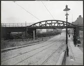 Viadukt vid Olskroken på linjen mellan Göteborg och Halmstad.