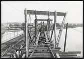 Utbyte av brospann på järnvägsbron över Klarälvens östra gren i Karlstad.