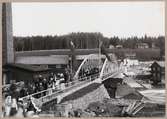 Invigning av landsvägsbro över Ljusnan älv vid Bergvik 1889.