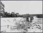 Bron över Ljusnan vid Ljusne. Ostkustbanan, OKB E 11.