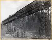 Järnvägsbron över Norsälven på linjen mellan Kil-Fagerås.