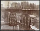 Järnvägsbron över Norsälven på linjen mellan Kil-Fagerås.