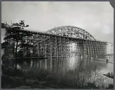 Årstabron under byggnad.