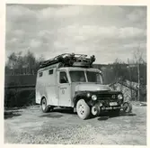 Räls- och landsvägsbuss Volvo.