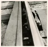 Exempel på välskött flänssmörjapparat.