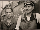 Porträtt på personal efter olyckan vid Mellansjö augusti 1945.