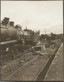 Kollision mellan Statens Järnvägar, SJ A 1016 och SJ B 1035 på stationen i Malmslätt.