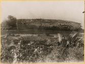 Platsen för tågolyckan vid Getå den 1 oktober 1918 som orsakades av ett jordskred.