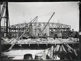 Album med fotografier från Bohusbanan.
Bro över Göta älv.
Svängspannet under uppsättning.