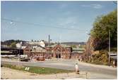 Stationshuset byggt 1863. Arkitekt Adrian C. Peterson i samarbete med sonen Carl Crispin. Stationen brann 28 februari 1866, men återuppbyggdes. Ombyggs 1881-82. Tåguppehåll för persontågen upphörde 11 maj 1968.