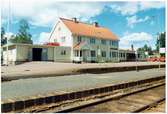 Leksand station omkring år 1972.