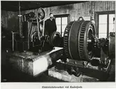 Elektricitetsverket vid Kaderjock, togs i bruk för  belysning och vattenuppfordring  vid Riksgränsen.