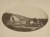 SJs banbyggnad av Linjen Torpshammar- Riksgränsen. (Storlien) Fotot visar Stationingeniör Per Svanbecks Bostad i Storlien, ca år 1878.