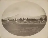 SJs banbyggnad av Linjen Torpshammar- Riksgränsen. (Storlien)  Bygget av Enafors bangård och Snasahögen, år 1875.