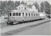 Mora station med motorvagn YBo7 1151.