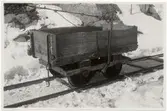 Malmvagn som användes på Hästbanan Grängesberg - sjön Södra Hörken.