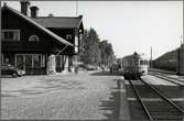 Älvdalen station. Statens Järnvägar, SJ YB07 1157.