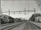 Ledningsbrygga på bangården.