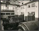 Omformarstationens elmotorer.