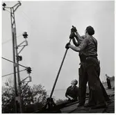 Elektrifieringsarbete mellan Stöde och Nedansjö.