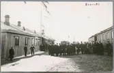 Finska Karunki station februari 1915 vid expresstågets avgång till Petrograd.
