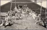 Tvätterskor i arbete under Första världskriget i Haparanda.