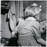 Transport av barn från Finland i samband med barnevakueringen under kriget.