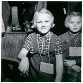 Transport av barn från Finland i samband med barnevakueringen under kriget.