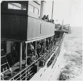 Allierade krigsfångar ombord på Drottning Victoria.