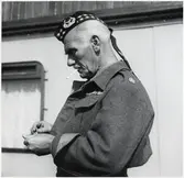 Officerare ombord på Drottning Victoria.