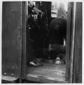 Vedeldning av lok under Andra Världskriget.