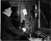 Förarhytt i SJ ellok.