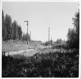 Semafor för infart söderifrån till Kusfors.