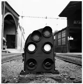 Dvärgsignal på bangården.