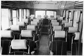 Interiör från Statens Järnvägar, SJ buss 1629.